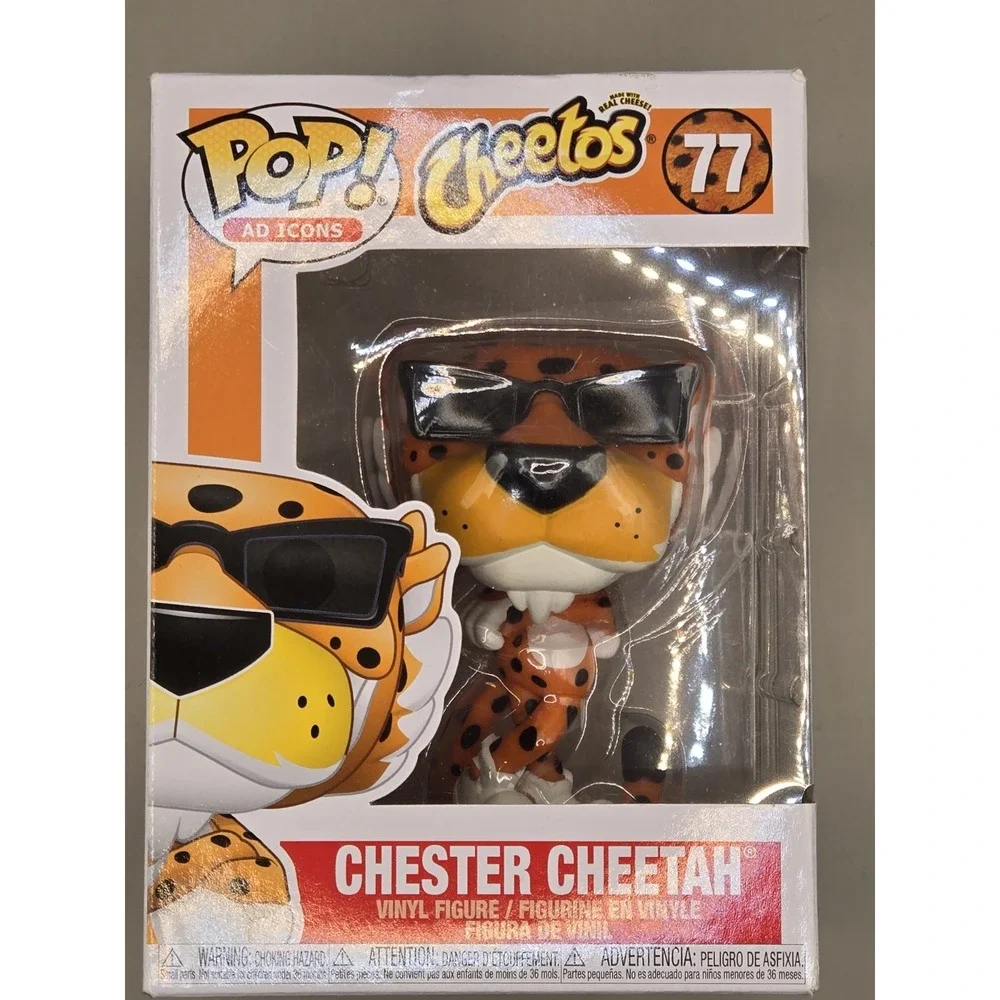 Vaulted Funko Pop! Ad Icons Chester Cheetah #77 Cheetos Vinyl Figure w/ Box